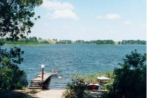 Jezioro Blanki - widok od strony domku